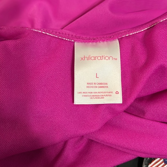 Women’s One Piece Fuchsia Bathing Suit - Picture 4 of 5